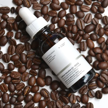Nouvelle Solution de caféine 5% + EGCG, Solution de maquillage pour le visage, sérum de couverture d'acné, réparation ordinaire, acide hyaluronique 2% + B5, soins pour la peau du visage