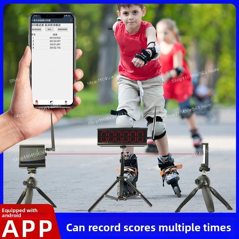 Professional Laser Auto Timer - Infrared Sensing for Sprint/Racing/Gymkhana/Track & Field/Roller Skating