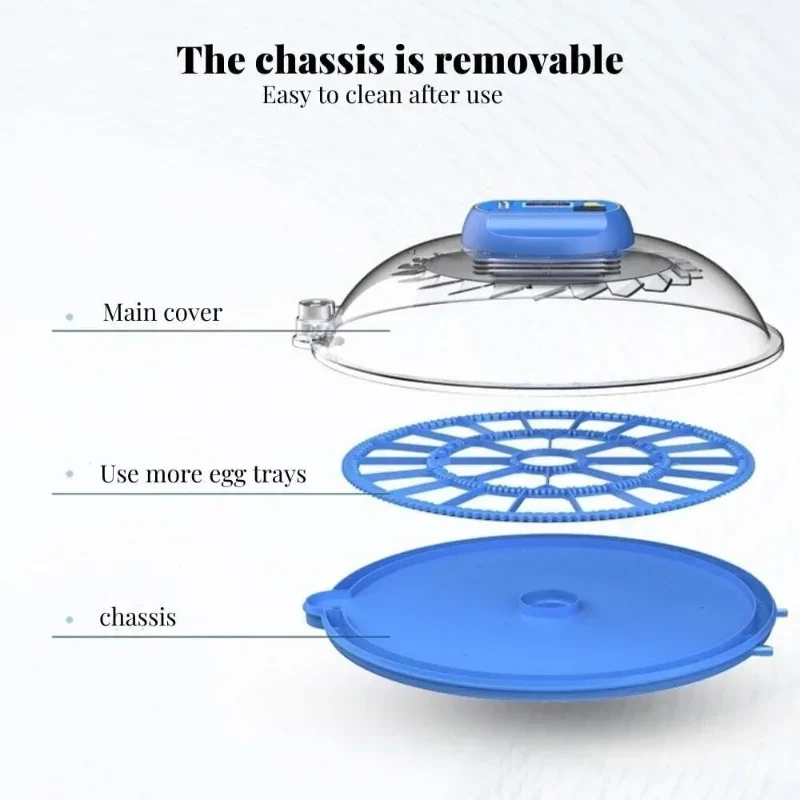 For Egg Turning Chicken Duck Quail Birds Brooder Incubation Machine EU/US/AU Plug 30 Eggs Incubator Automatic Egg Incubator