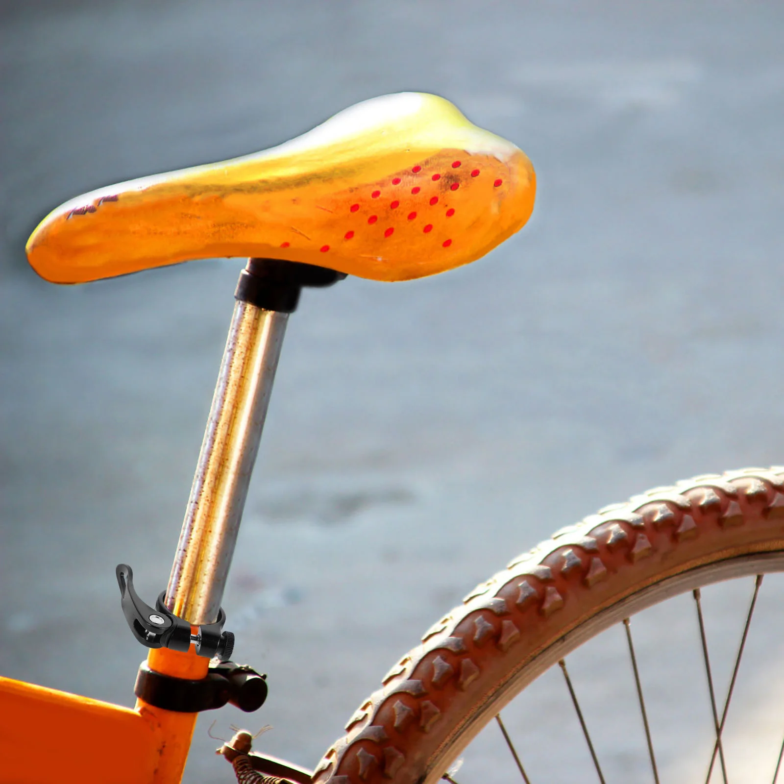 Seat Post Clamp Quick Release Bike Accessory Durable Lightweight Simple Attachment No Professional Tools Bike Post Clamp