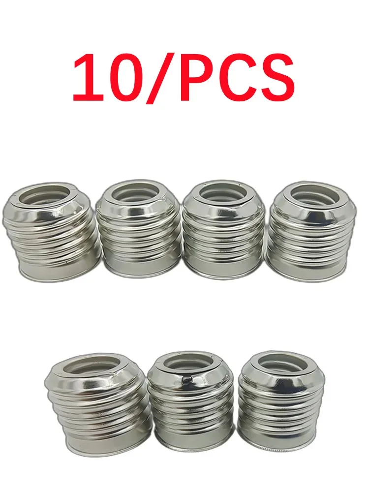 Convertisseur de support de lampe en fer, convertisseur de base de douille arrang, adaptateur d'ampoule 220V, conversion, accessoires d'éclairage, 10 * inda à E14