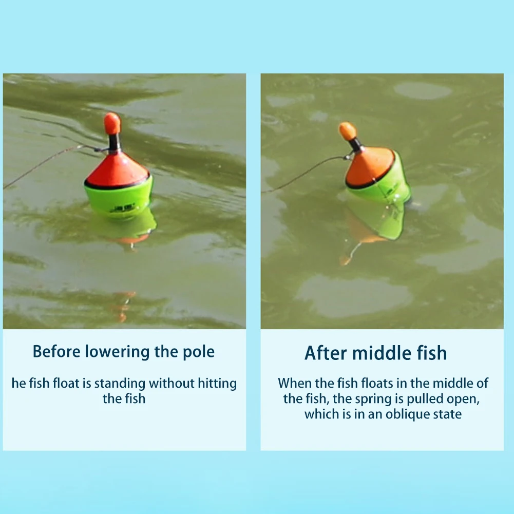 التلقائي الصيد تعويم المحمولة الصيد يطفو بوبر العوامة معالجة أدوات التلقائي معدات صيد الأسماك هوك العالمي التلقائي تعويم #1