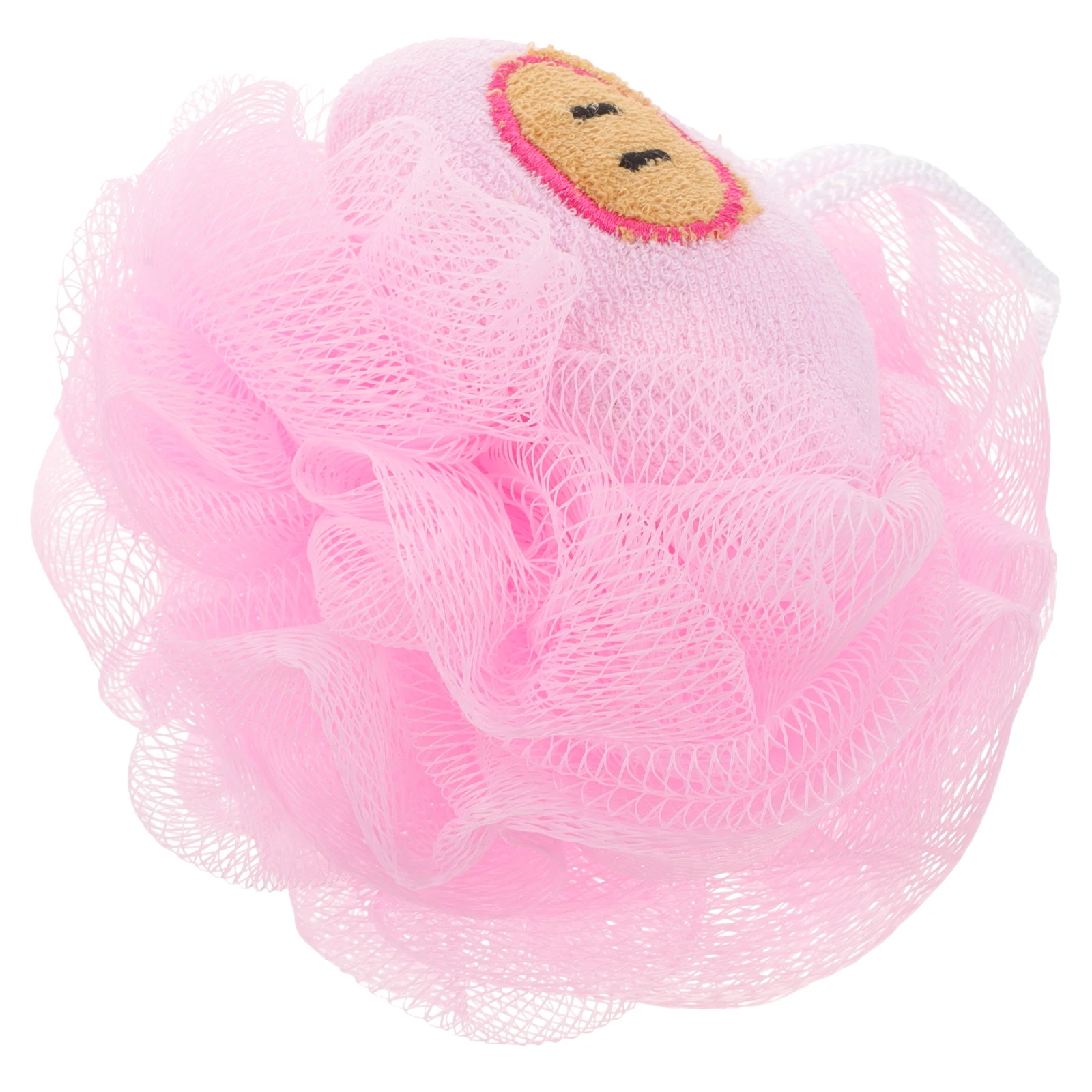 

Sturdy Bath Sponge Thick Shower Loofah Body Puff Bathing Ball Deep Cleaning Skin Scrubber Cartoon Design For Women Men Kids