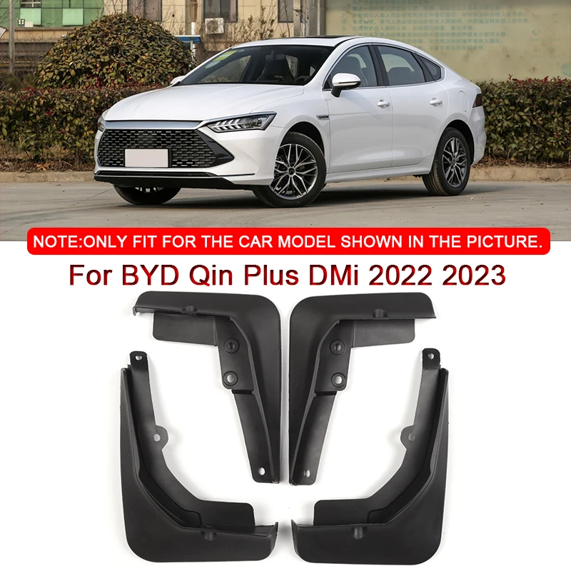 

ABS Car Mud Flaps Splash Guard Mudguards Car Styling For BYD Qin Plus DMi 2022 2023 MudFlaps Front Rear Fender Auto Accessories