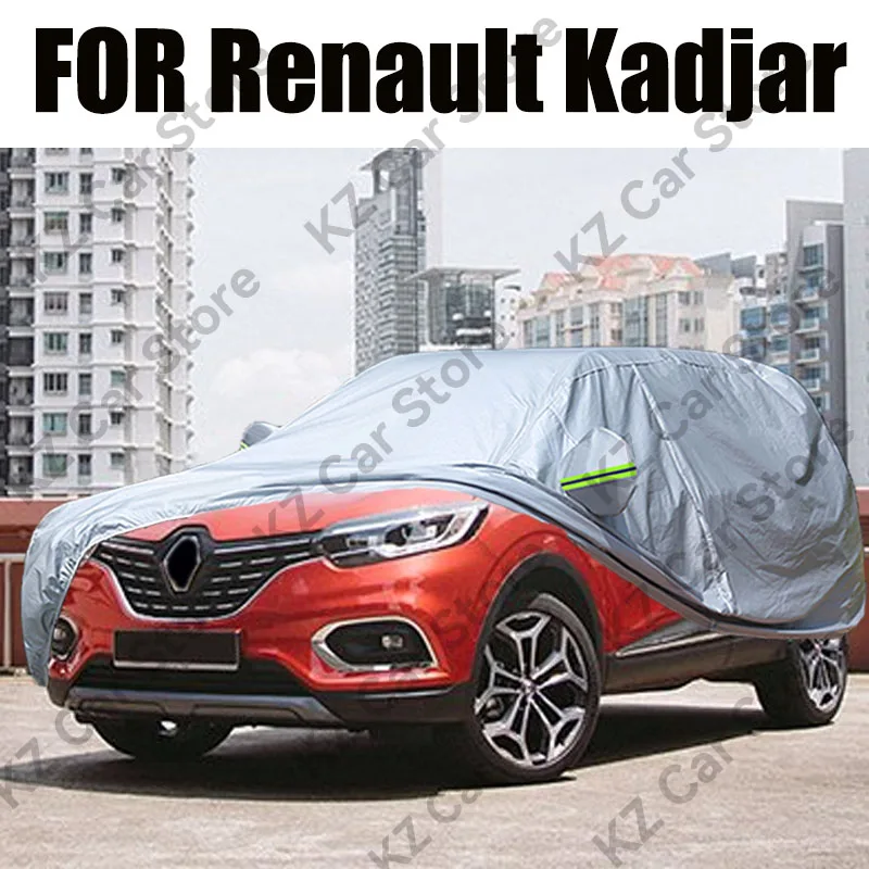 

Full Car Cover SUV Outdoor Anti-UV Sun Shade Rain Snow Dust Prevent Cover Windproof For Renault Kadjar