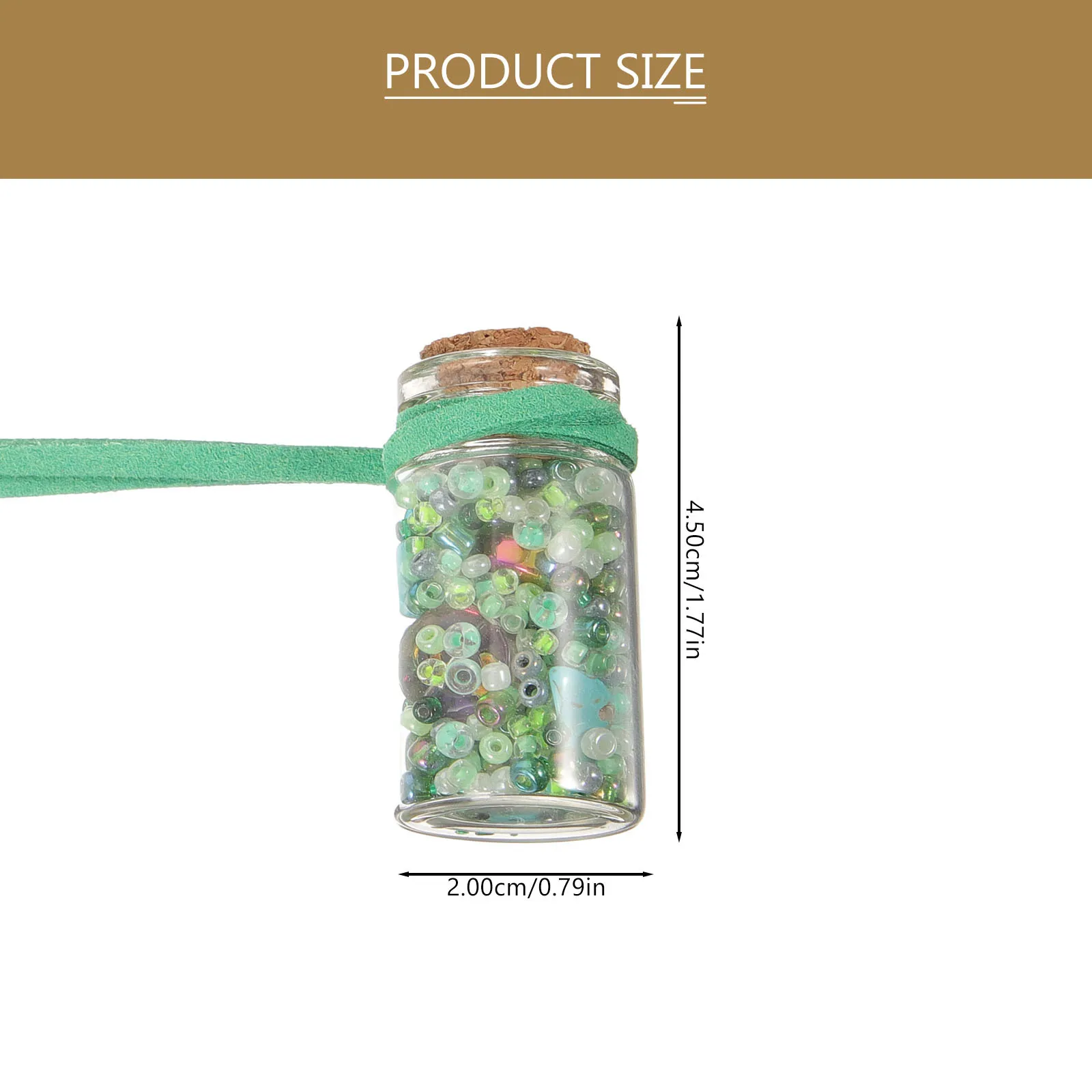 1 مجموعة زجاجة الخرز الصغيرة ل متمنيا Craft بها بنفسك الحرفية الاطفال ديكور المنزل الزجاج الفلين جرة الخرز مجموعة الأطفال هدية زخرفة صغيرة مشروع فني