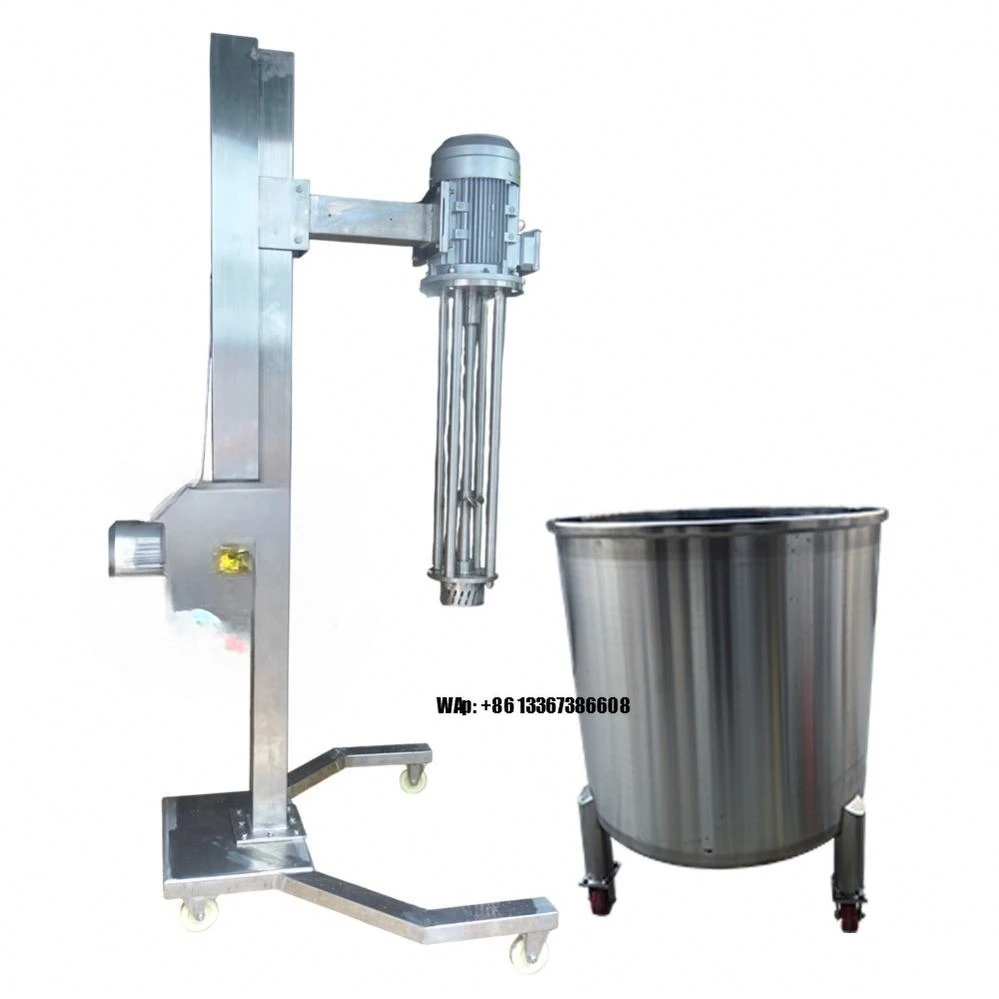 

50-100L Emulsion Dispersion Dissolver Hydraulic Lifting High Speed Disperser Paint Mixing Machine High Shear Mixer