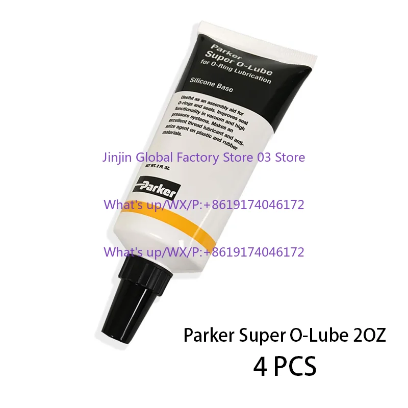 4pcs Super O-Lube 2OZ Original Product Grease OLUBE884-2 Universal Translucent Sealing Ring Pack