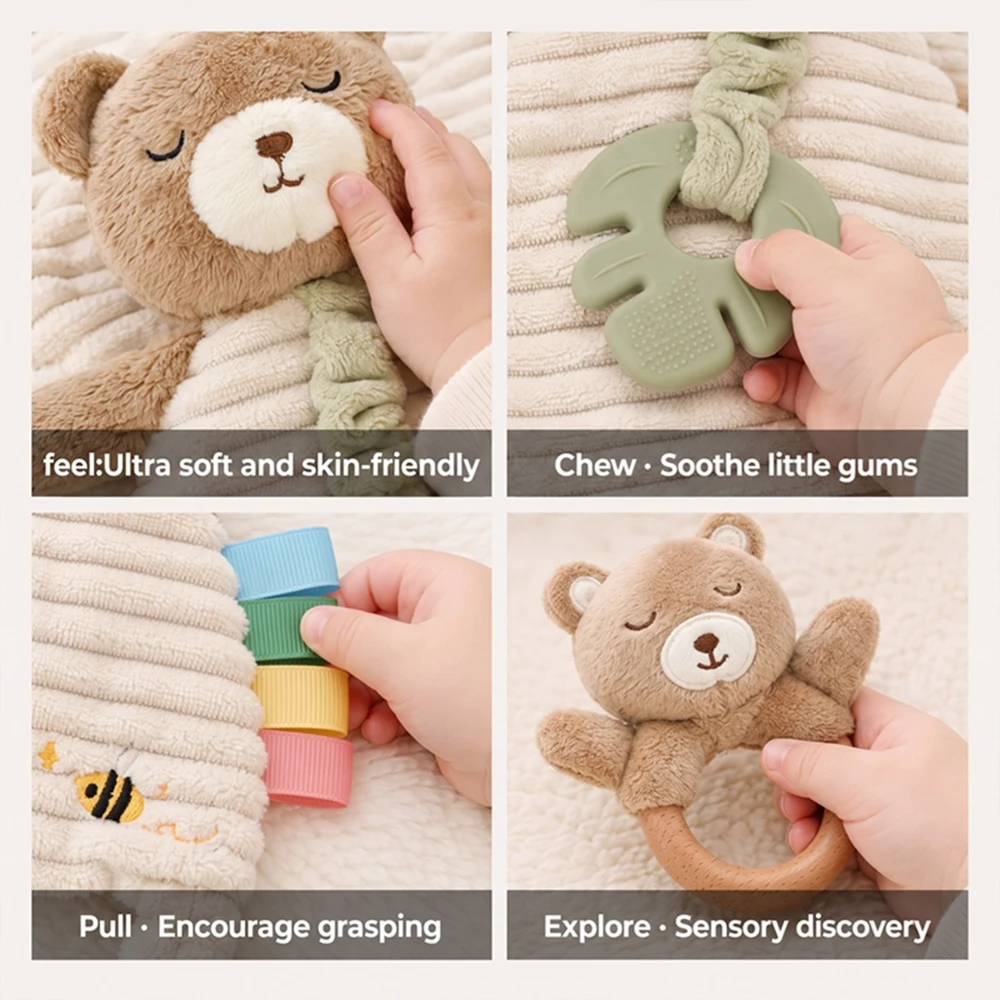 Çizgi Film Ayıcık Bebek Rahatl - Baby Rattle Toy Set incelemesi ve fiyatı