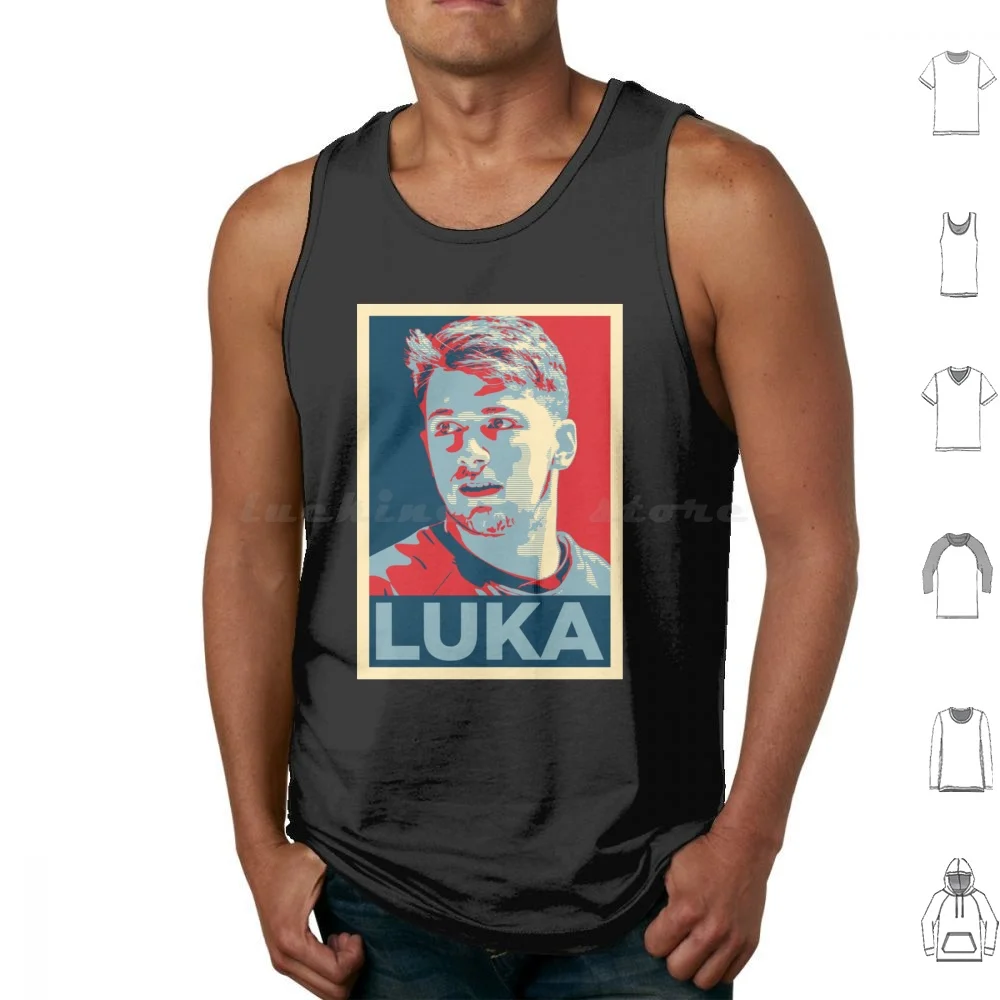 Luka Tank Tops Vest Sleeveless Luka Doncic Luka Doncic Texas Dallas Mavs Goat Dirk Nowitzki Mvp Dirk Germany Luka Don