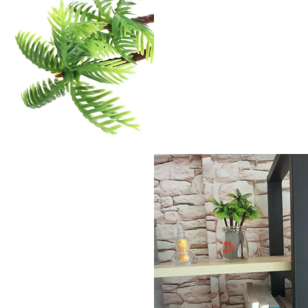  Simulated Tree Decoration Fish Tanks Ornament Miniature Artificial Plant