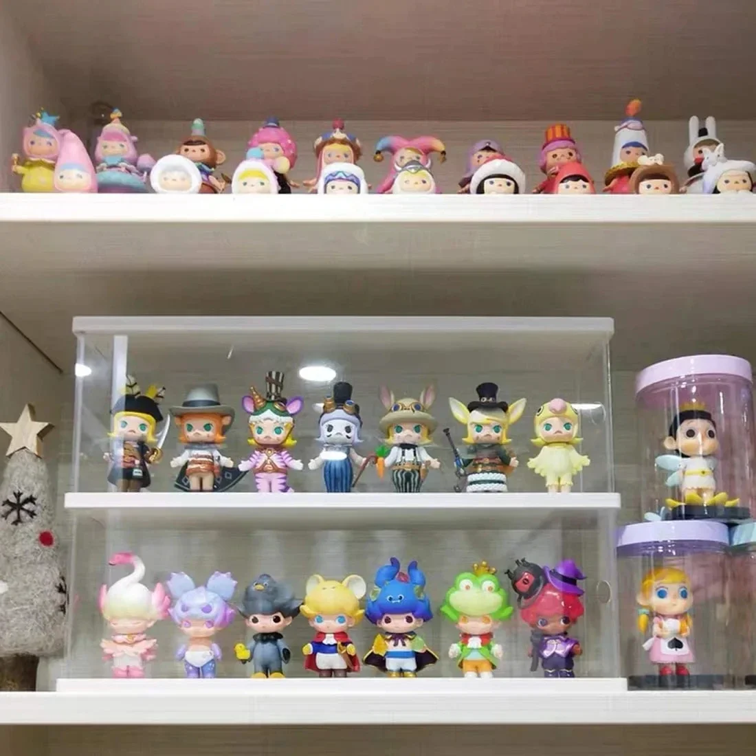 Multi-layeracrylic Transparent Storage Box Blind Box Display Rack Hand Open Door Model Dust Cover Toy Storage Display Cabinet