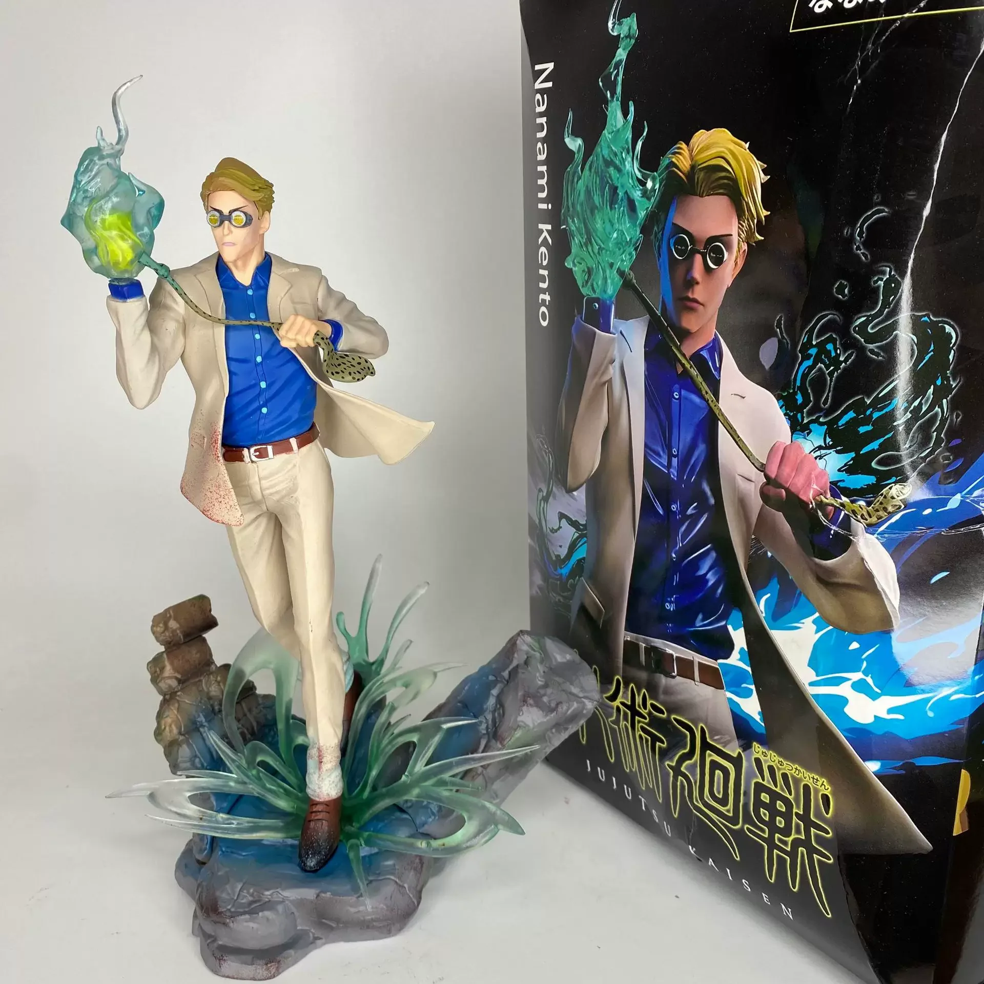 

28cm New Jujutsu Kaisen Nanami Kento Anime Gk Figure Collectible Statue Desktop Ornament Decorative Model Boy Toy Gift For Fans