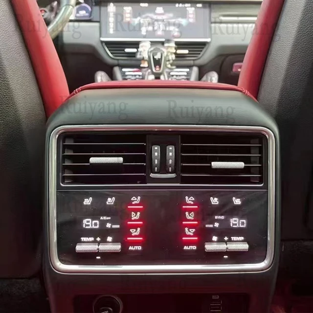 

Suitable for 2018-2023 Cayenne Upgraded Car Rear air Conditioning Control Panel air Conditioning Vent Touch Panel