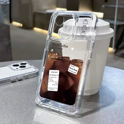 For Samsung A34 Case Samsung A54 A53 A52S 5G A52 A51 A50 A71 A72 A73 A70 A12 A13 A14 A22 A23 A33 A32 A 34 Iced Coffee Soft Cover