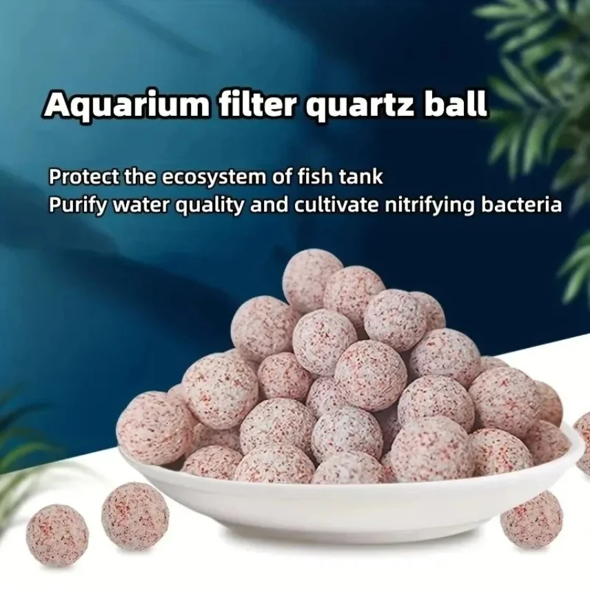 

200g Aquarium Quartz Ball Fish Tank Filter Media Hollow Particles Biological Ball Bio Filter for Aquarium Accessories