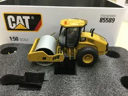 Compactador de solo vibratório Cat CS11 GC, escala 1/50, modelo metálico, Diecast Masters, 85589