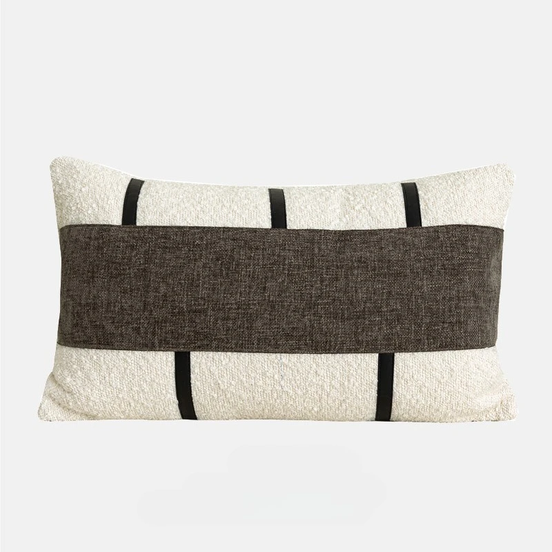 30X50CM Beige Throw Pillow Cover Modern Light Luxury Homestay Waist Cushion Cover Decor Home Decorative Pillowcase view 6