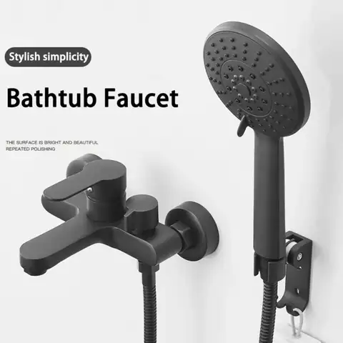 Classic Zinc Alloy Shower Faucet - Hot and Cold Water Mixing Valve, Knob to Switch Water Mode, Bathroom Wall-Mounted Triple Connection