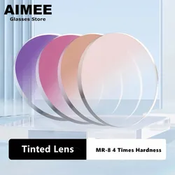 MR-8 4 Times Hardness 1.56 1.61 1.67 Tinted Lens Dyeing Gradient color Lenses Sunglasses Prescription Optical Progressive lens