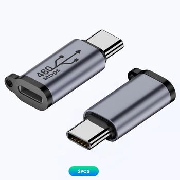 محول USB C من النوع C إلى Micro إلى محولات USB أنثى صغيرة لهاتف iPhone 14 13 Xiaomi Samsung Charger