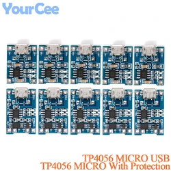 5pcs/1pc Micro USB Lithium Battery Charger Charging Board Module 5V 1A 18650 Protection Dual Function 1A Li-ion Cell