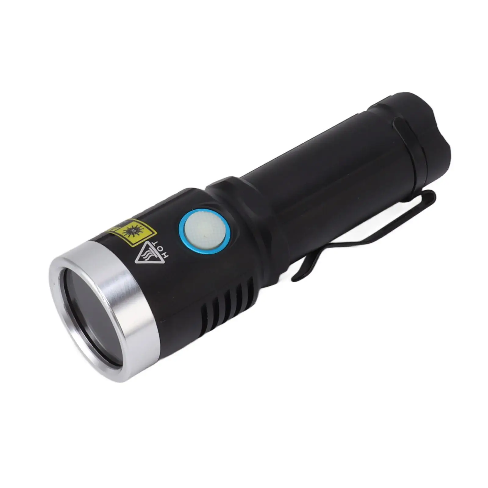 20W UV Flashlight 365nm with Black Filter Lens - Portable Aluminium Alloy Handheld Ultraviolet Light for resin Curing