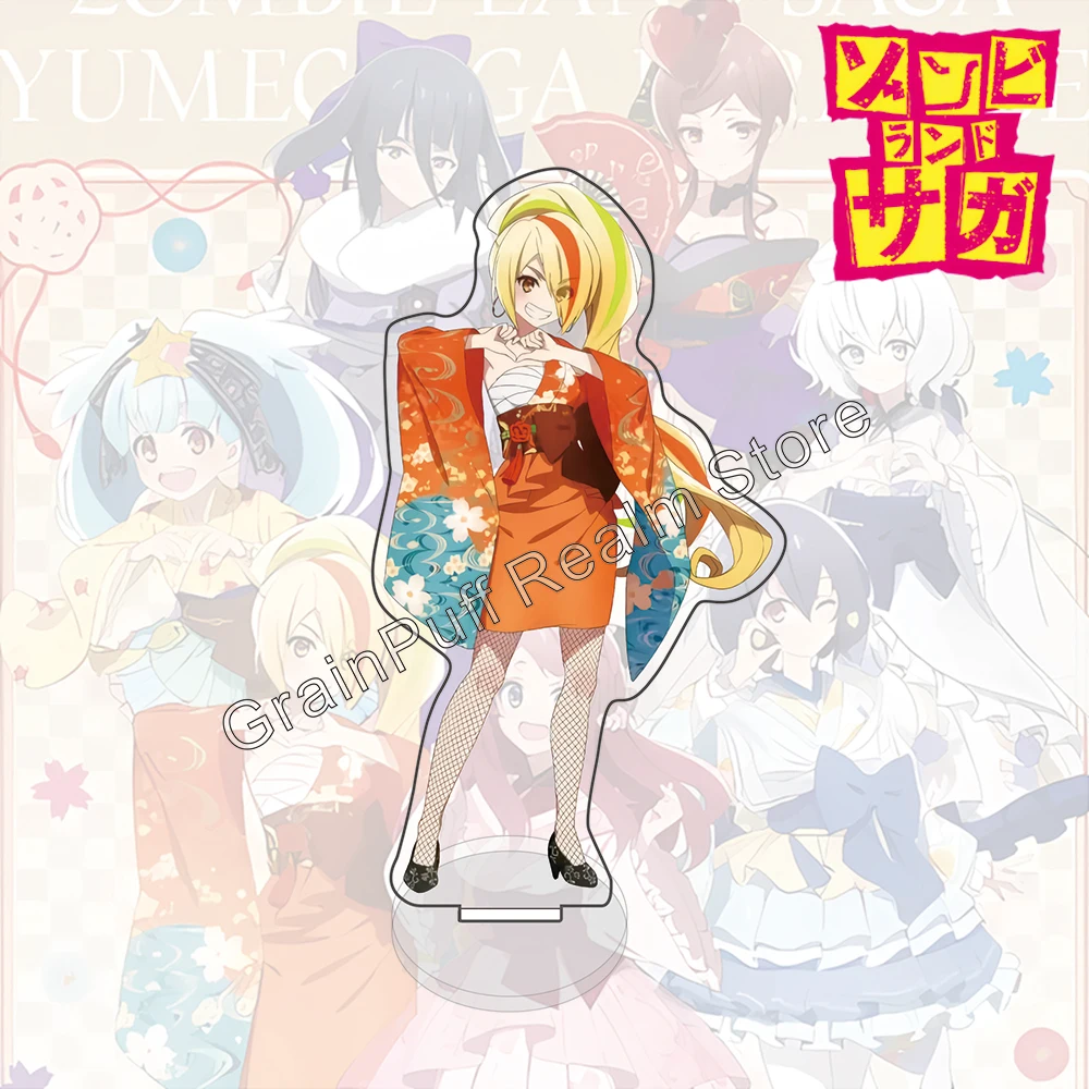 ZLS FranChouChou Acrylic Standee Set ZOMBIE LAND SAGA The Movie Sakura Minamoto Saki Nikaido Desktop Figure Gift