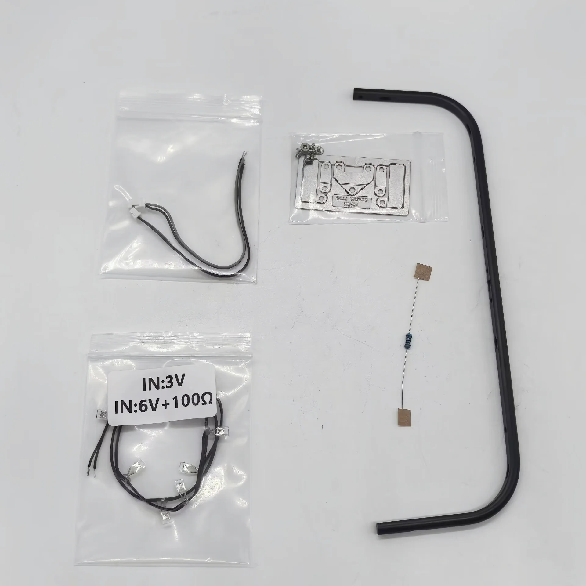 

Светодиодная имитация переднего нижнего освещения для радиоуправляемого грузовика Tamiya 1/14 SCANIA 770S 6X4 56368 8X4 56371, аксессуары для обновления автомобиля