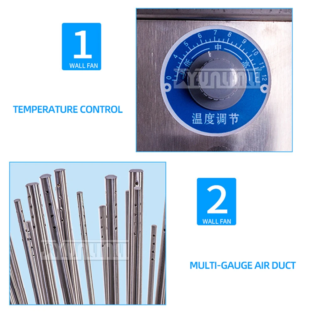 HOT Glass Instrument Air Dryer 220V Lab Test Tube Bottle Beaker Drying Machine Stainless Steel Type C 12/20/30 Holes Adjust Temp