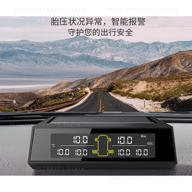 In Stock Bus Solar Truck  Factory High Quality Tire Pressure Monitoring Internal Sensors  Real-time Detection For 6 Wheels
