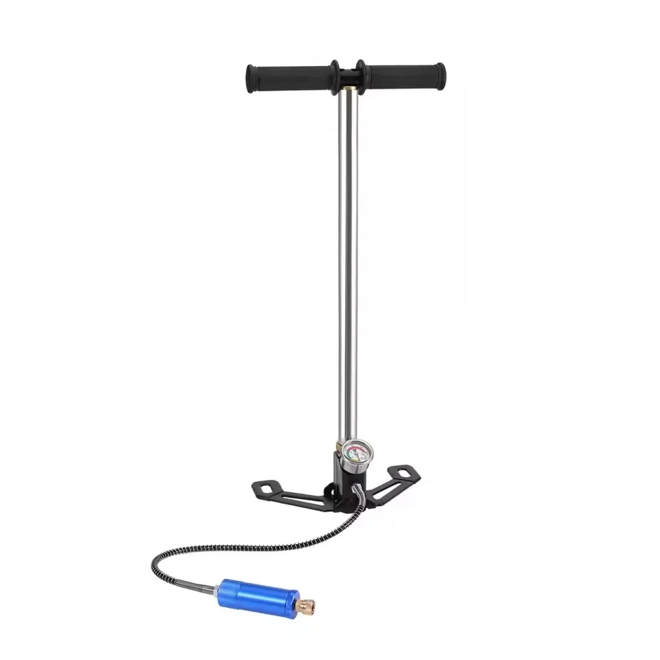 High Pressure PCP Pump 300bar Hand Operated Air Pump for HPA Tank Hunting Car Bicycle Air Refilling