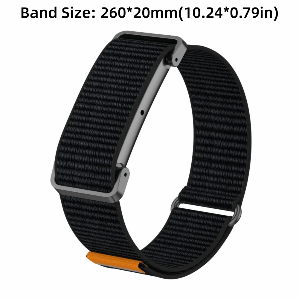Nylon-Sportbänder, verstellbar, atmungsaktiv, Fitness-Tracker-Armband, Schnellverschluss-Ersatzarmband für Google Fitbit Air – Detail 1