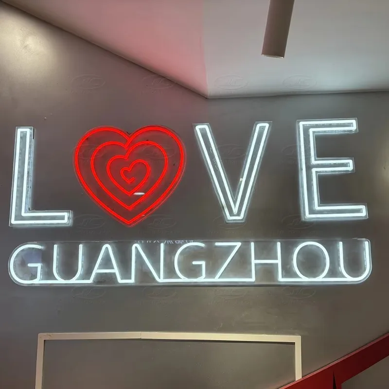 

Large Light Emitting Diode Entrance Love Shop Sign Board Bar Standing Neon