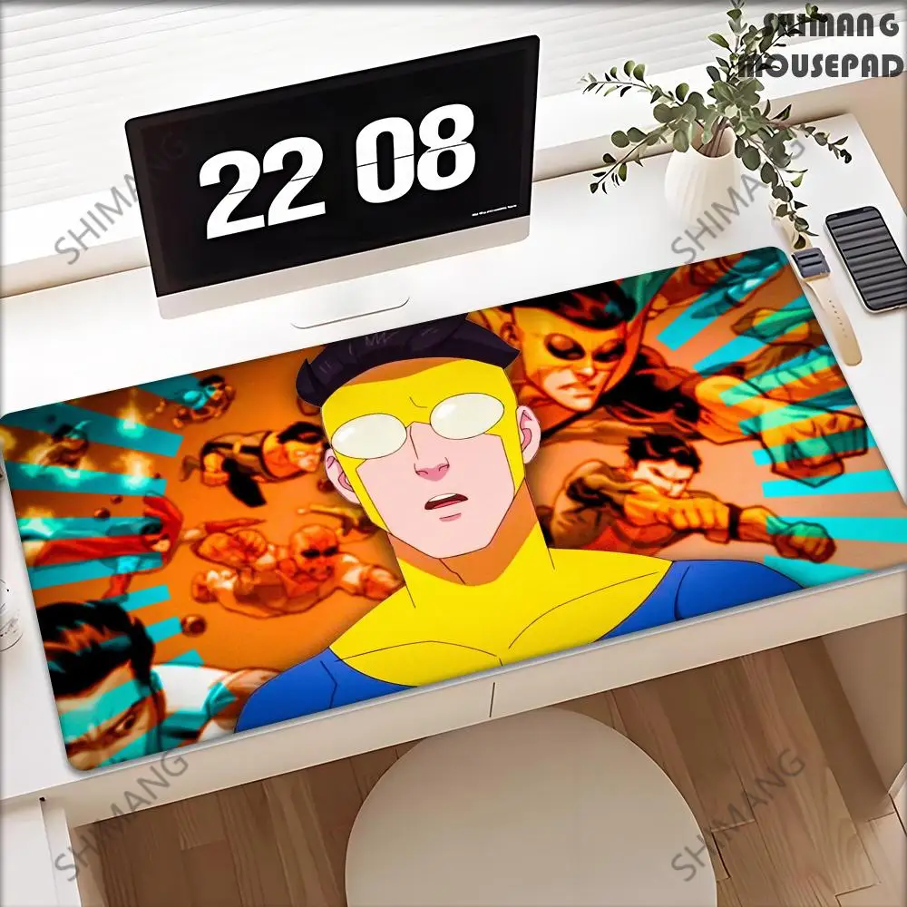 Cartoon I-Invincible Mouse Pad Large Desk Mat Keyboard Ergonomic Office Rubber Game PC Non-slip Anti-fray Home Custom Best Price
