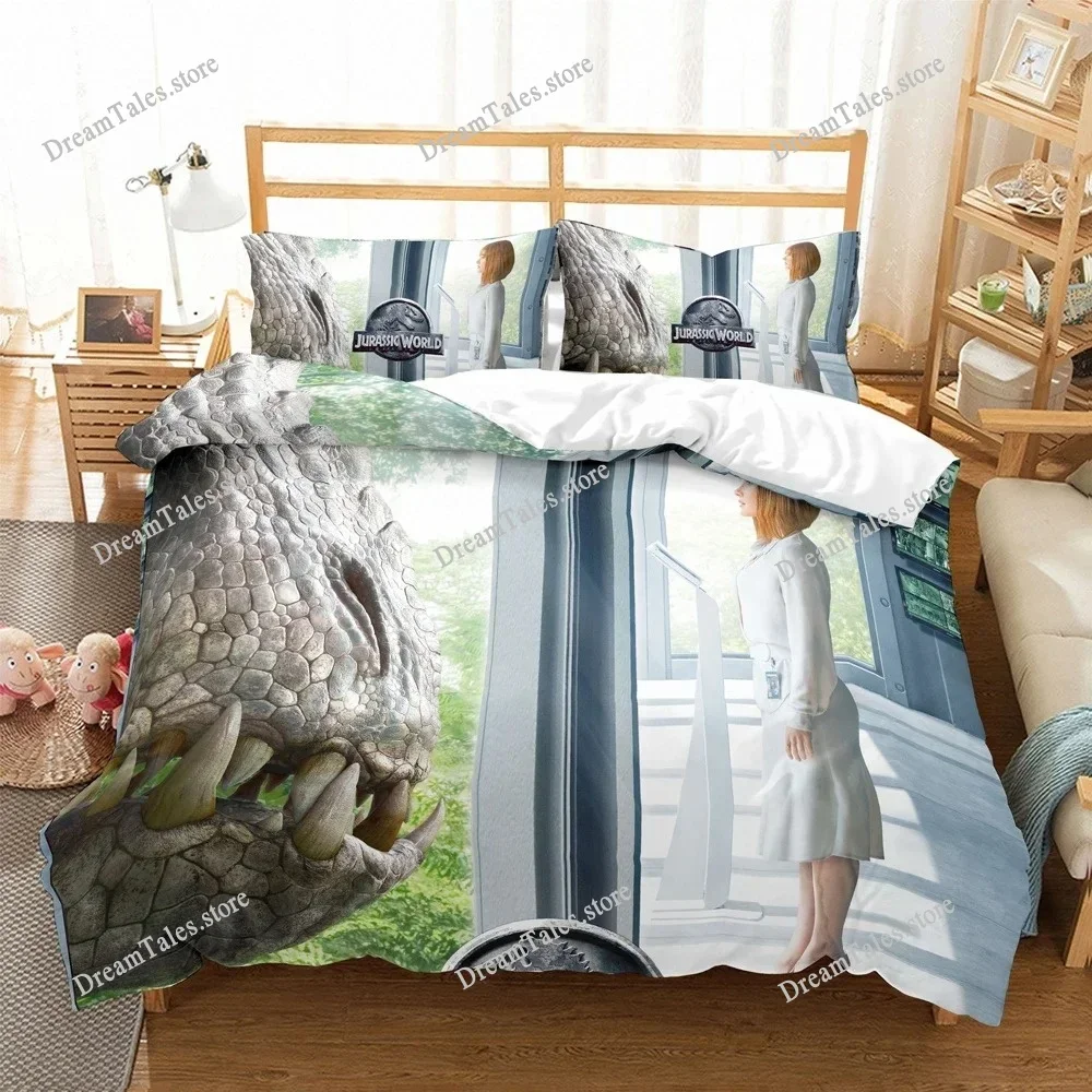 

Jurassic Dinosaur Bedding Set Single Twin Full Queen King Size Bed Set Aldult Kid Bedroom Duvetcover Sets Bed Sheet Set 2025