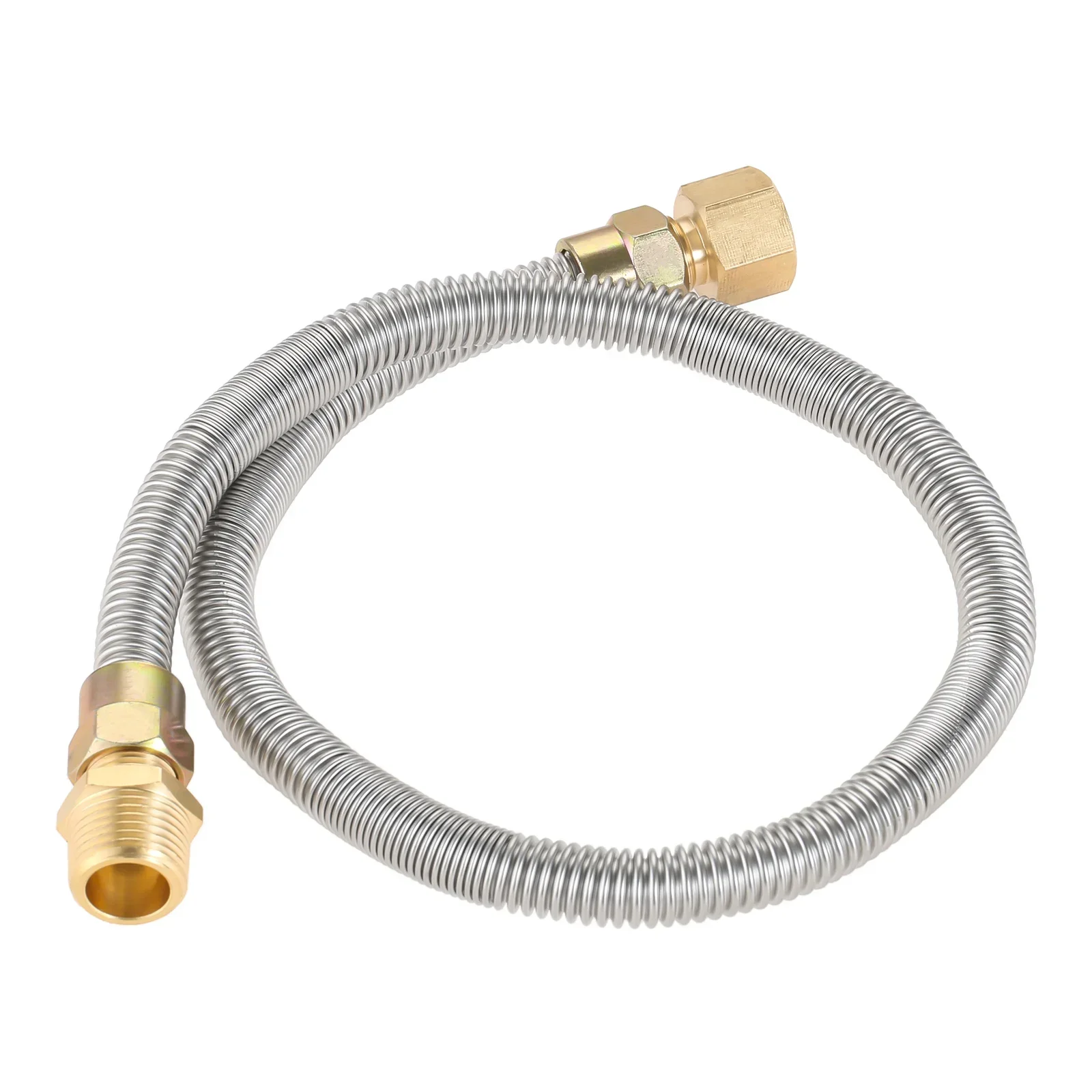 1pc Propane Fire Pit Corrugated Hose Tube Stainless Steel 24