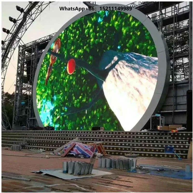 Decheng Flexible Soft Module Custom-Size Circular LED Display Curvable LED Screen for Shopping Mall Lobby Columns