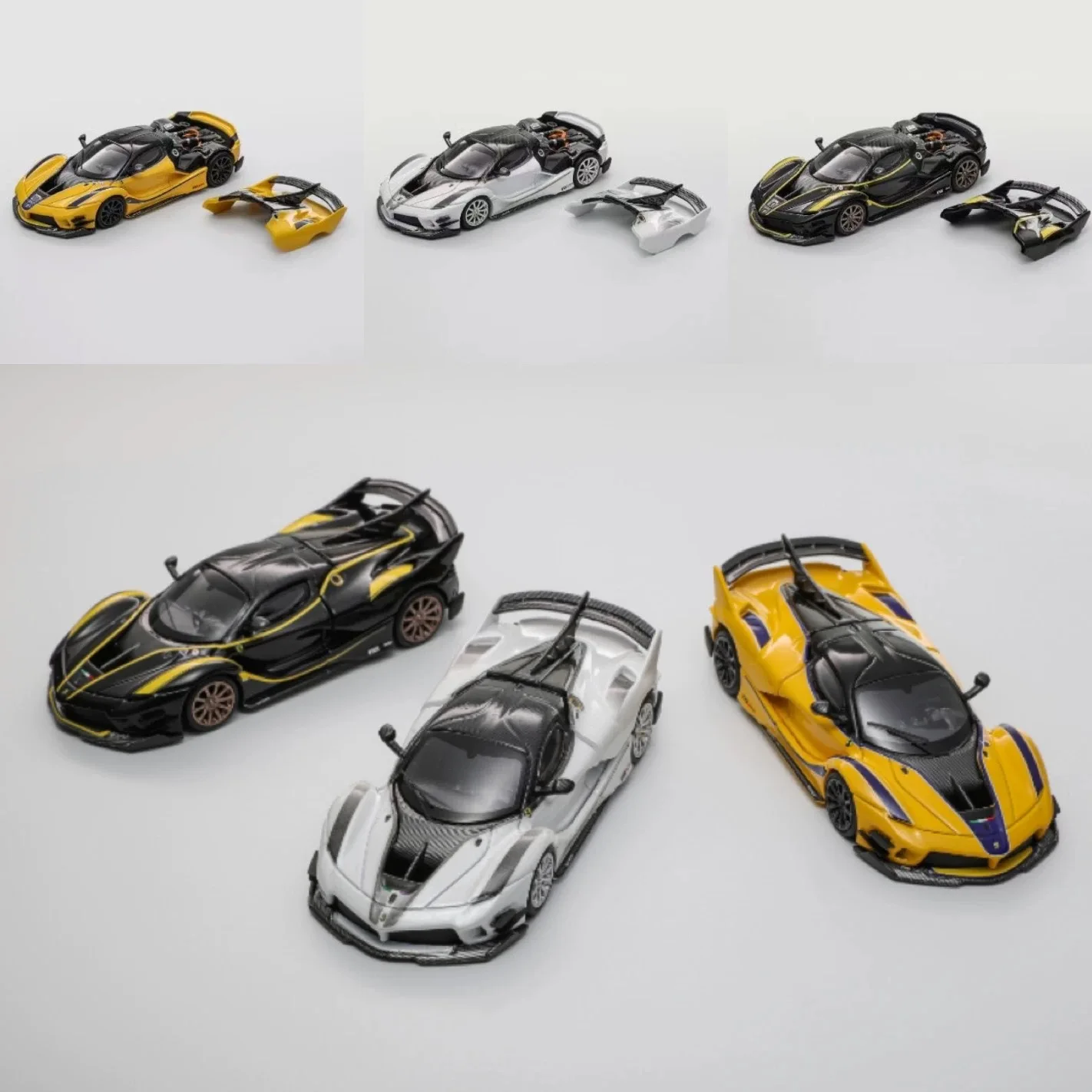 

Маленькая игрушка 1:64 FXX-K EVO, версия открытой крышки, модель автомобиля из сплава