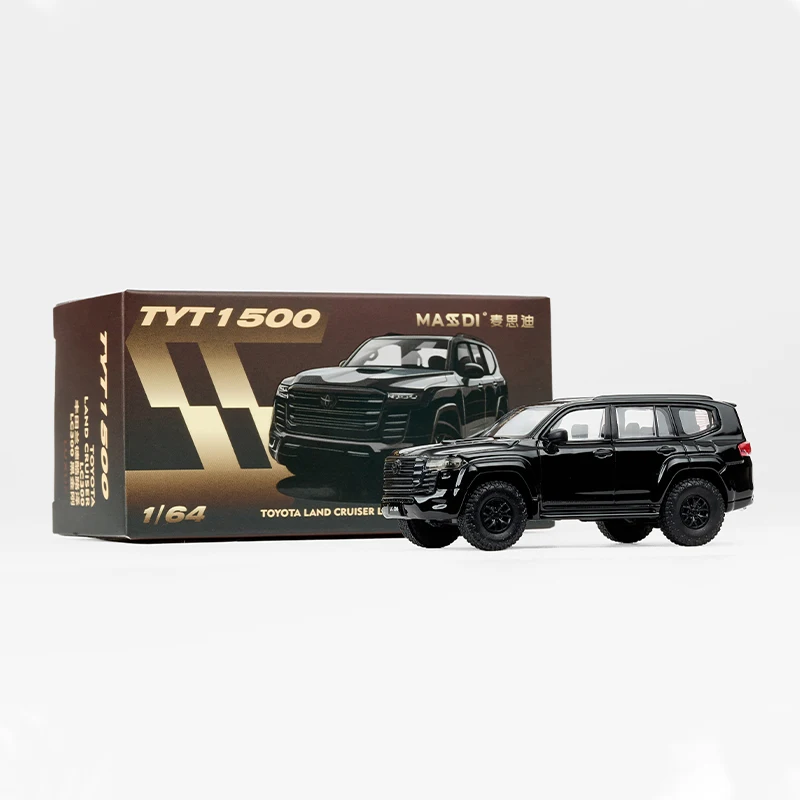 Massdi 1:64 Scale Toyota Land Cruiser LC300 TYT1500 Simulation Alloy Car Model Collectible Gift Souvenir Decoration Display