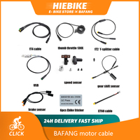 BAFANG Motor Cable Brake Sensor Gear Shift Sensor 1T4 1T2 Cable USB Programming speed sensor Thumb Throttle 250W Sticker BBSHD