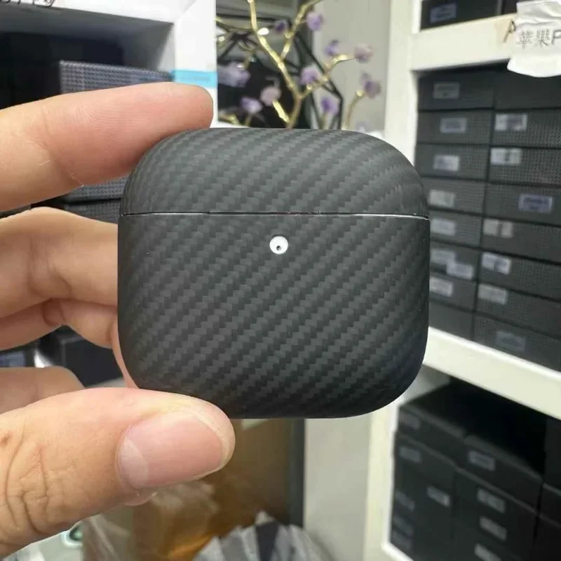 Case For AirPods 4 4th Carbon Fiber Case Earphone Wireless Bluetooth Protective Sleeve For AirPods 4 2024 Earphone Cover