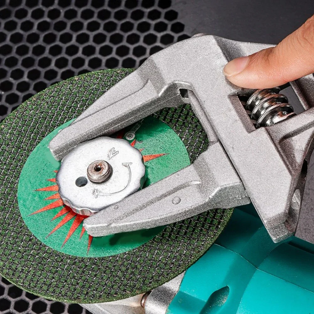 Notched Pressure Plate Cover for Type 100 Angle Grinder Easy Removal with Wrench Suitable for 100 Type Grinder/Polisher