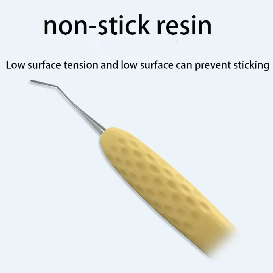 실리콘 핸들 치과 송진 충전 수복 기구 필러, 미적 수복 나이프, 치과 도구, 1PC