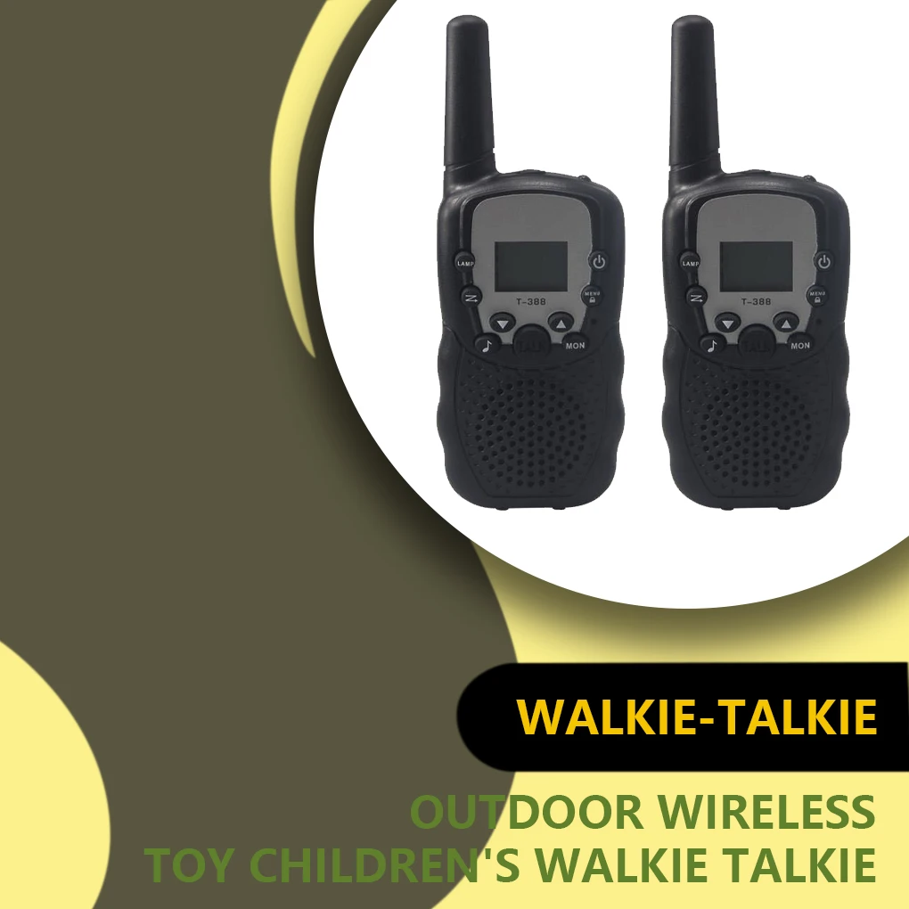 2X Radio Receiver Walkie Talkie Kid Toy Entertainment Simple Operation