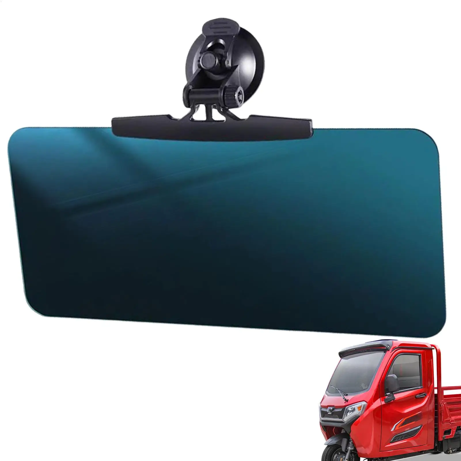 Car Visor Extender HD Anti-glare Sun Blocker 180Degree Rotation Anti-UV Sunshade Adhesive Suction Cup Sun Visor Car Accessories