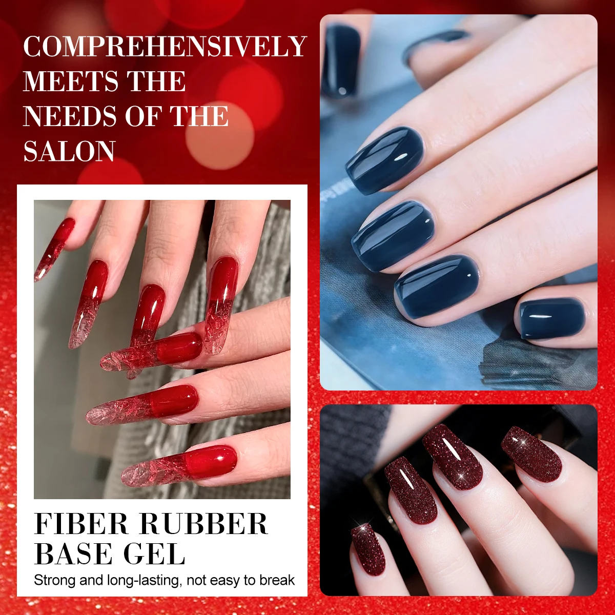 LIMEGIRL 8ml Gel Nail Polish Glitter Bright Paint Art Manicure Semi-Permanent Soak UV Gel Varnish Suitable for Nail Art Designs