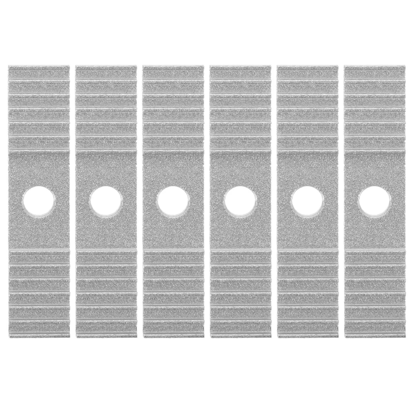

6Pcs Timing Belt Fixing Pieces Aluminum Mount Blocks 3D Printer Accessories Enhance Printing Efficiency Timing Belt Fixing Piece