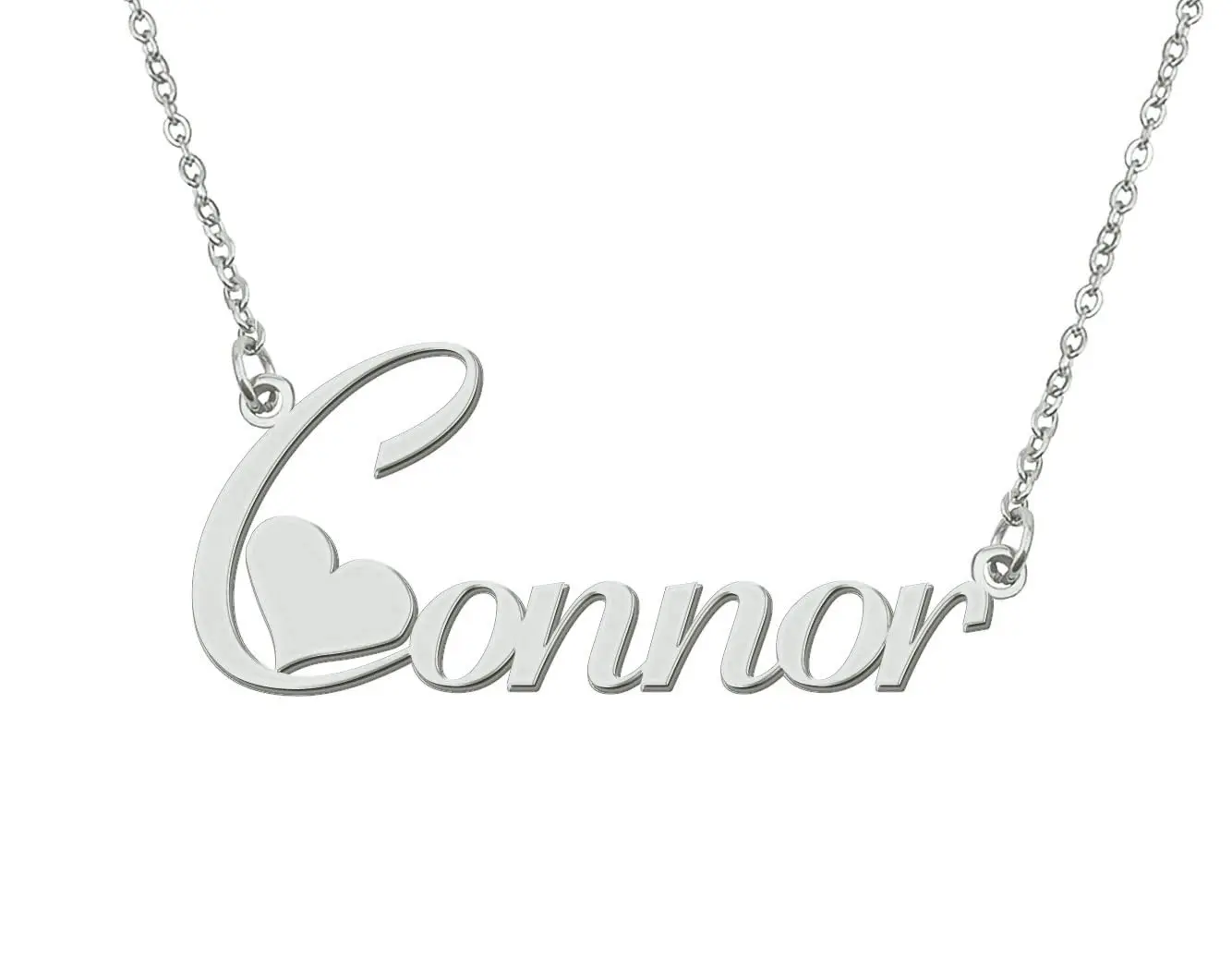 

Connor Name Necklace for Women Personalized Stainless Steel Jewelry Gold Dainty Nameplate Pendant Girls Annivesary Gift