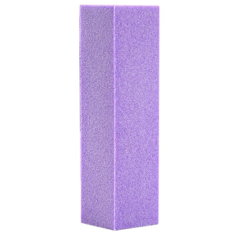 【Superdeals】100X Buffing Sanding Buffer Block Files Acrylic Pedicure Manicure Nail Art Tips (Color: Purple)
